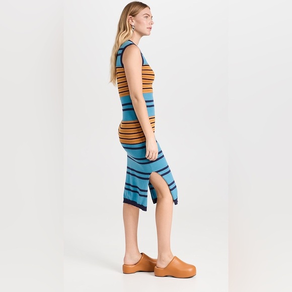 NWT Marni Sleeveless Stripe Midi Dress, size 38 (US 2) - Picture 2 of 13